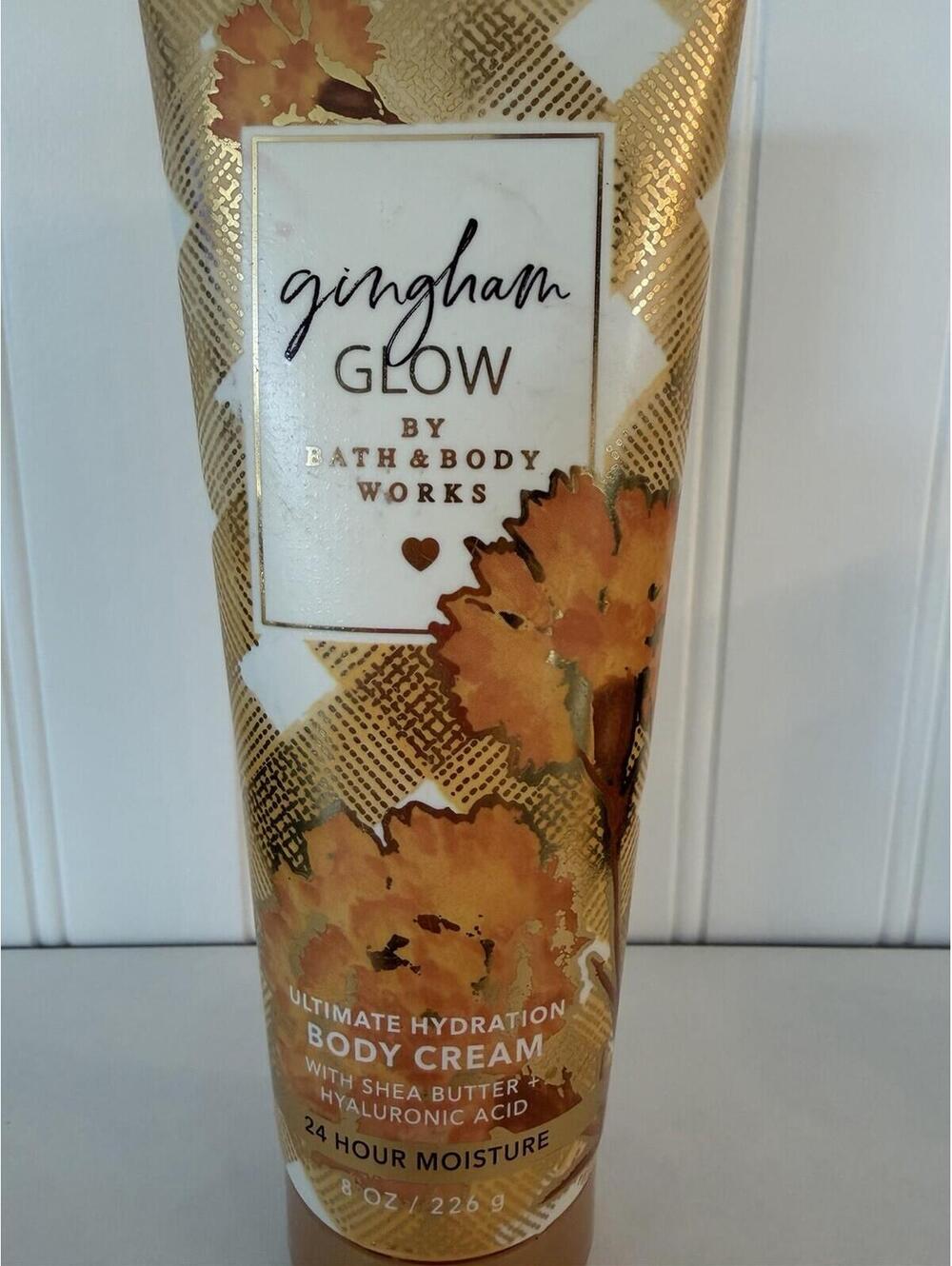 Bath & Body Works Gingham Glow Body Cream 8 oz Ultimate Hydration NEW